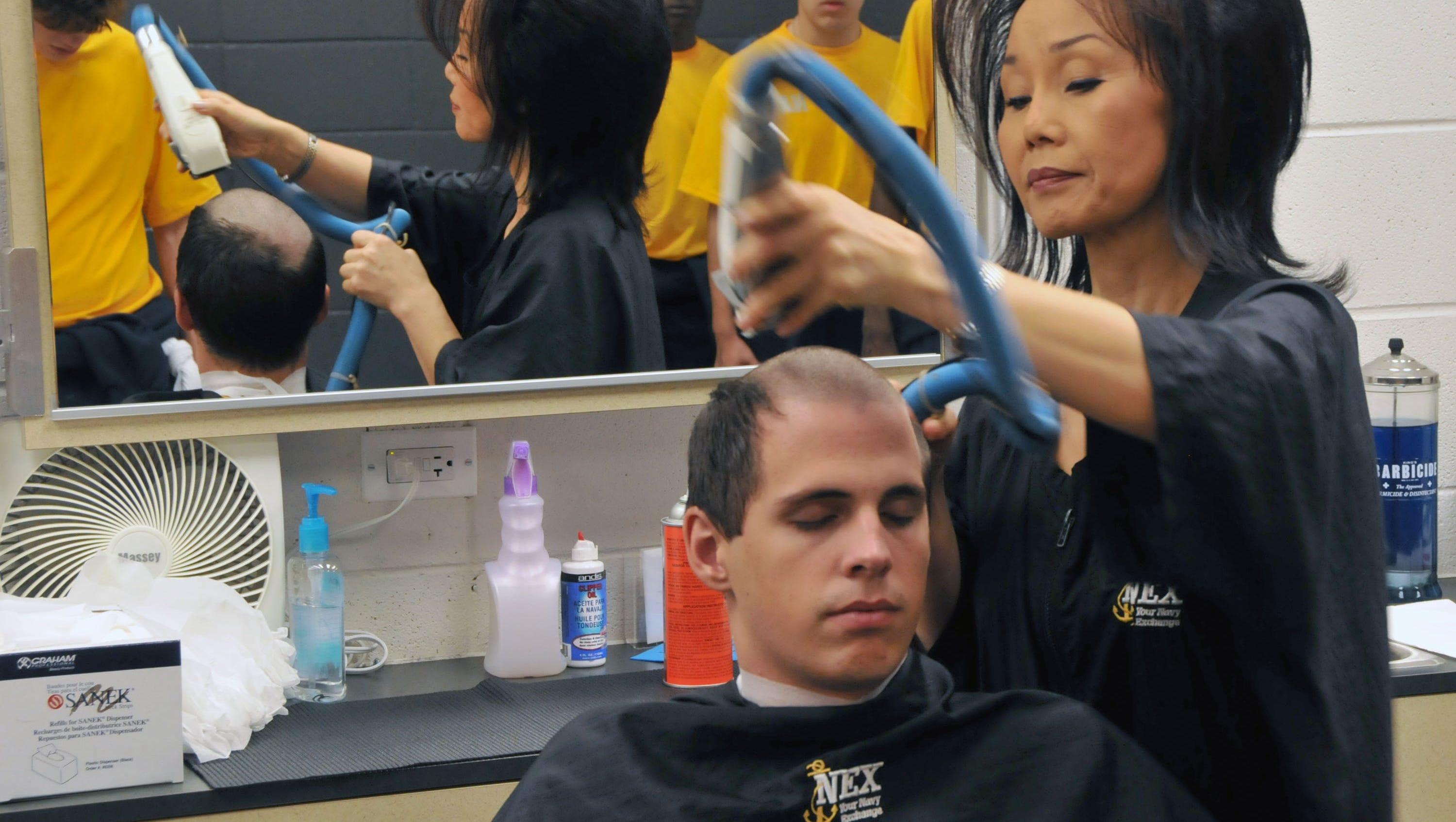 Ladies First End May Be Near For Navy Recruit Haircuts
