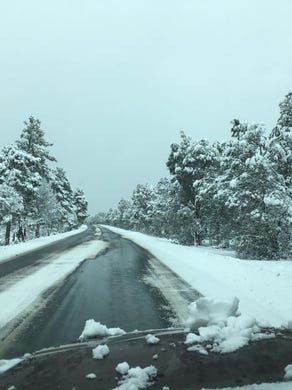 Storm Slams Metro Phoenix Northern Arizona With Snow Hail Rain