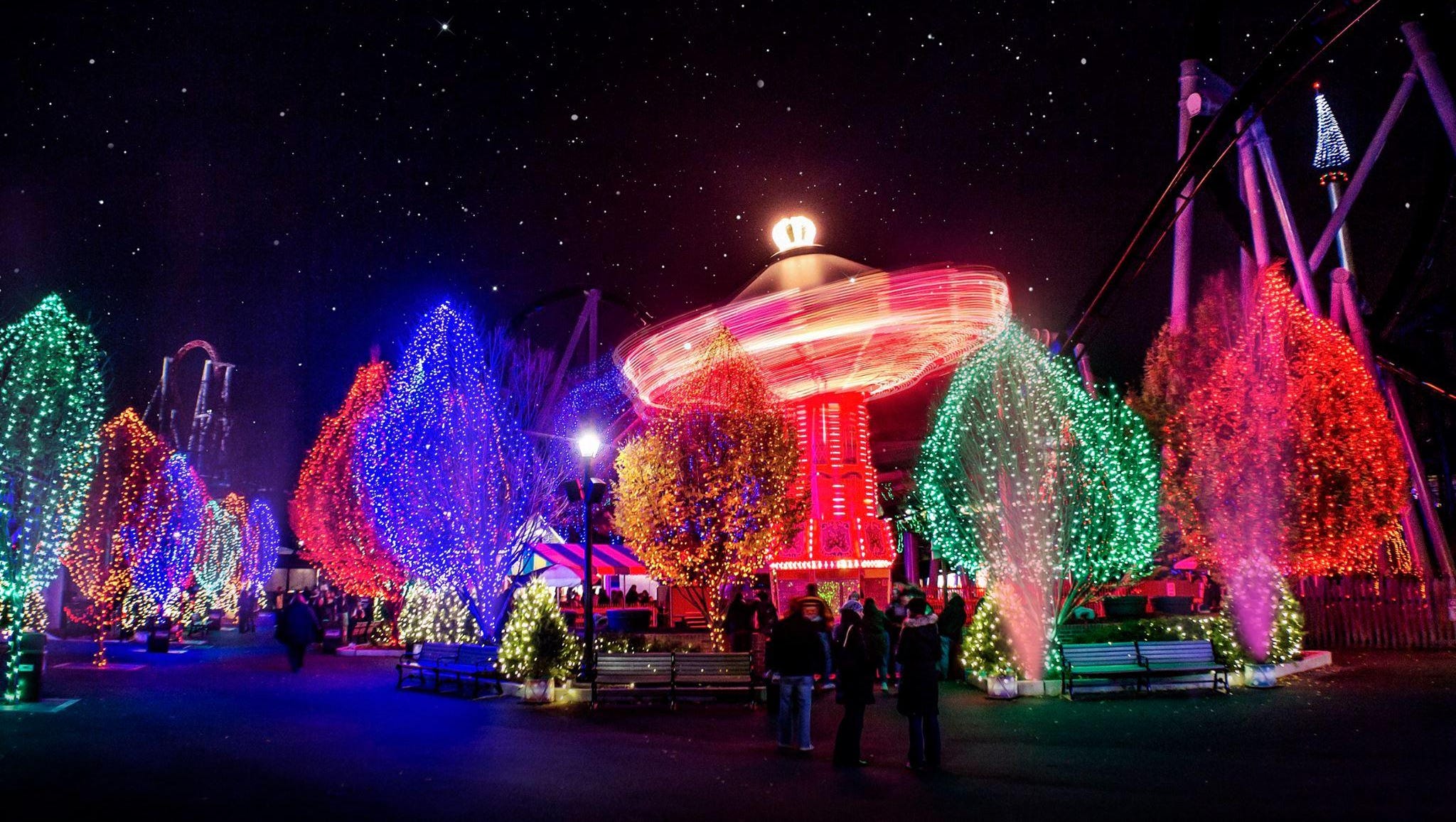 Christmas Candylane in Hershey now open with rides, reindeer, lights