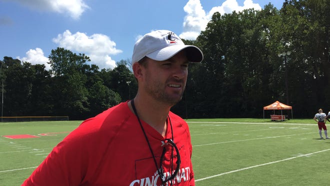 Zac Taylor was UC's offensive coordinator in 2016.