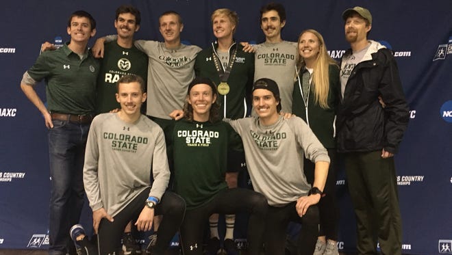 CSU's men's cross country team finished ninth Saturday at the NCAA championships in Louisville, Ky. The finish was the best for the Rams since 1978 and only the 10th top-10 finish in an NCAA championship by any CSU team.