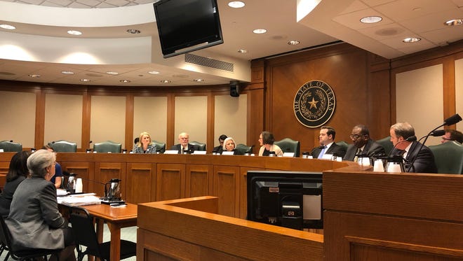 The Senate Administration Committee meets in Austin on Dec. 14 to discuss the chamber's sexual harassment policy.
