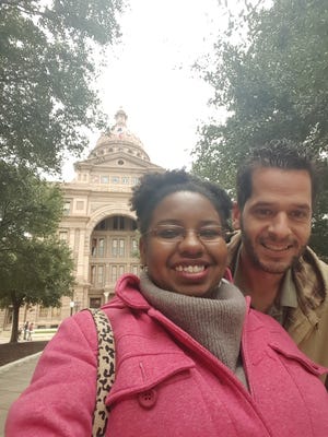 Louisiana Flavor reporter Tiana Kennell and Billy Campbell try Airbnb and Uber for the first time in Austin, Texas. Kennell and Campbell stop by the Texas State Capitol in downtown Austin.