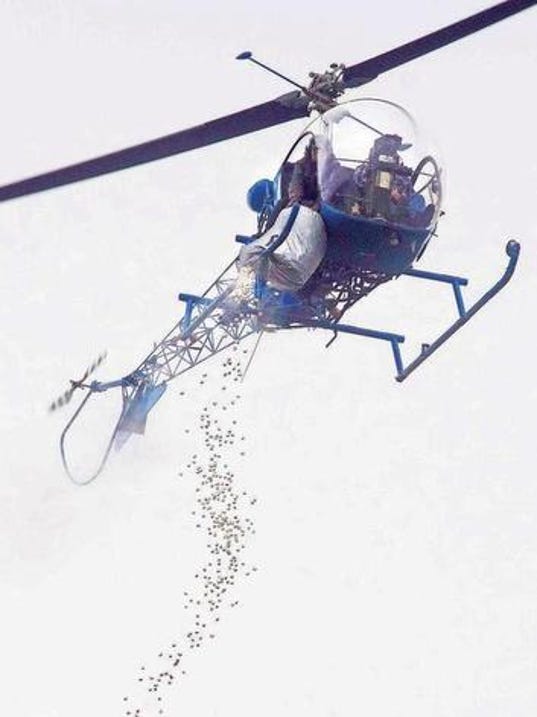 Whoop, whoop 20,000 marshmallows ready to fly