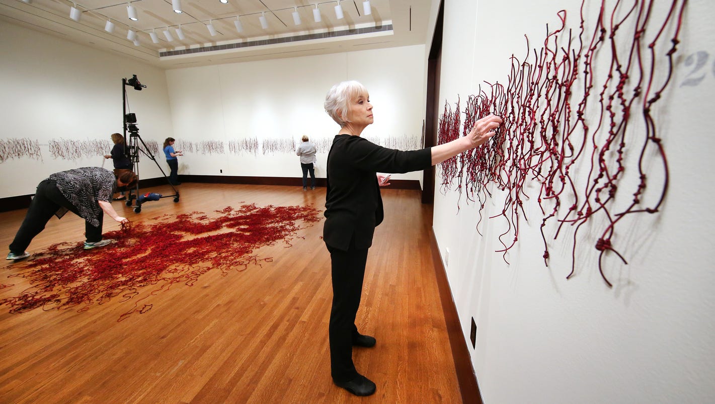 Luzenes Knots Artist Tackles Sexual Assault Art At Eiteljorg Museum 