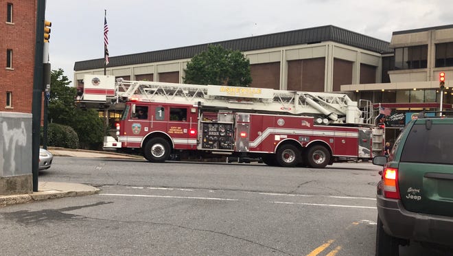 The Asheville Fire Department responds to 20,000 calls a year, higher than most similarly-sized cities. Trucks are required to run lights and sirens in intersections and roadways.