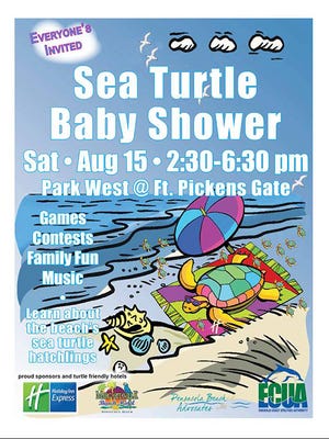 Sea Turtle Baby Shower: Saturday, Aug. 15, 2:30 to 6:30 p.m.