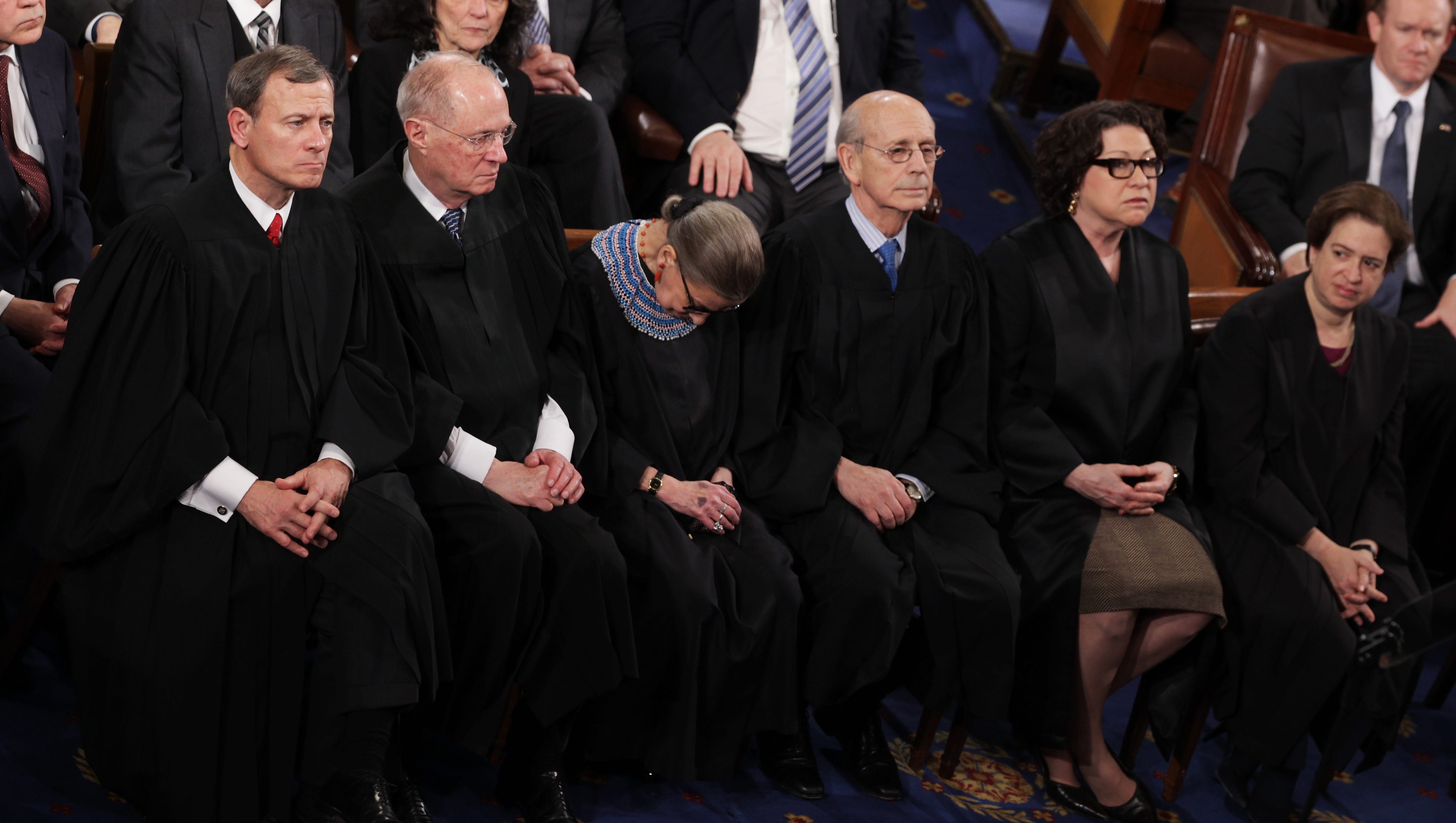 Justice Ginsburg Leads The Way In Skipping State Of The Union Speech