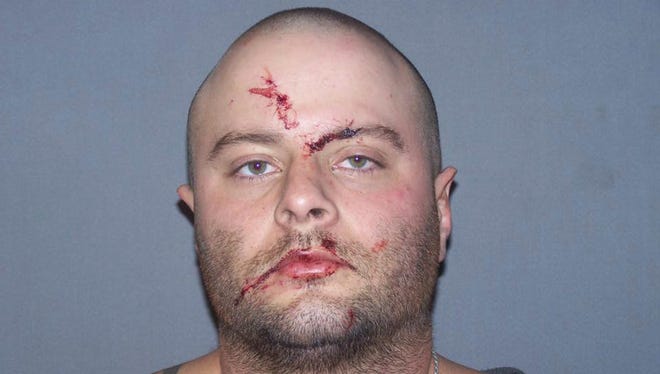 This Kansas Highway Patrol photograph provided by the Ellsworth County, Kan., Sheriff's Office shows 28-year-old Alex Deaton. Deaton, accused of killing two in Mississippi, was arrested in Kansas after police ran a stolen SUV off the road in a fiery crash Wednesday, March 1, 2017.
