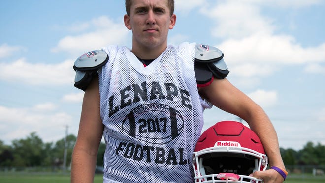 Lenape quarterback Matt Lajoie.