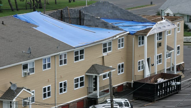 The West End Apartments in Long Branch were rebuilt in 2011 after a tornado related to Hurricane Irene ripped the roof off four units.