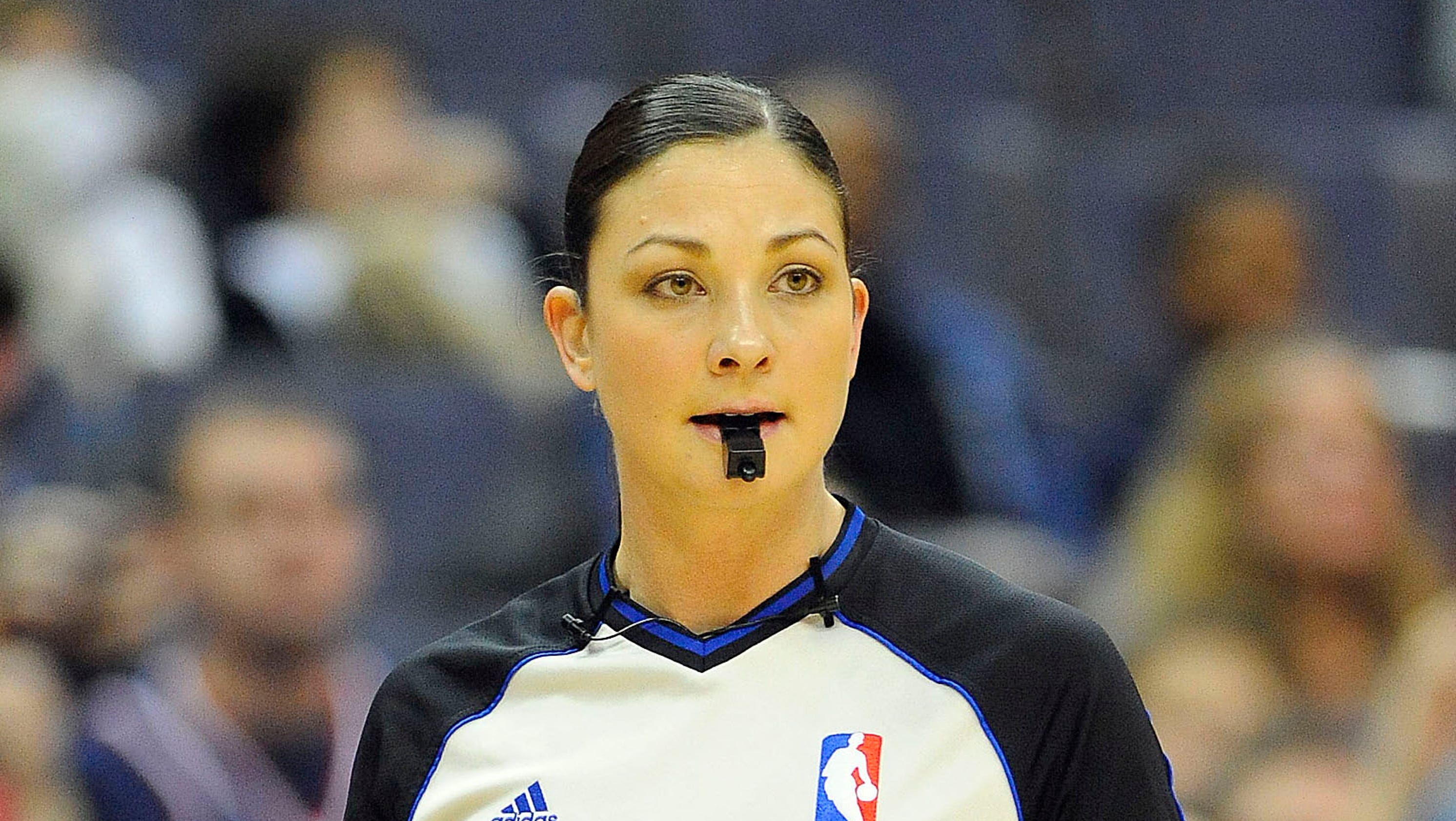 Lauren Holtkamp unfazed on being NBA's third fulltime female referee