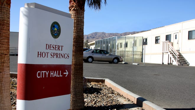 Desert Hot Springs City Hall. The city created a new committee to help court foreign investment.