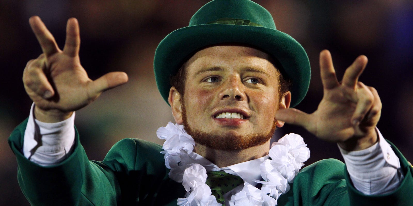 Notre Dame Mascot Pictures Notre Dame39s mascot might be the biggest BCS celebrity