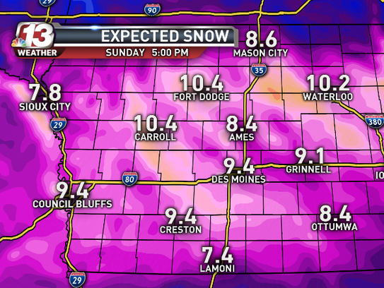 iowa snow storm totals iowa snow storm totals