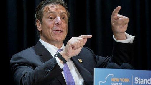 Gov. Andrew Cuomo said Wednesday he wants to put $22 billion toward upstate’s aging roads and bridges and spend $1 billion to freeze tolls on the state Thruway.