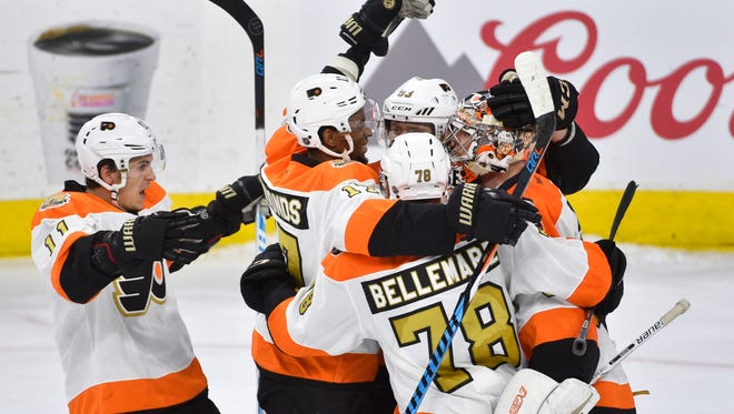 The Flyers are riding a 11-2-1 streak in their last 14 games.