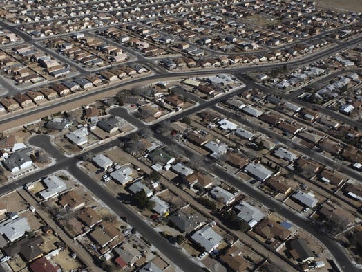 45. Albuquerque, N.M.:While cheap land and low taxes have spurred rapid development in much of the area surrounding Albuquerque, the city's population growth has been relatively limited in recent years. Albuquerque's population growth rate of just 1.2% from 2011 to 2016 is less than one-third the national population growth rate of 3.7% over that time.</p-family:>