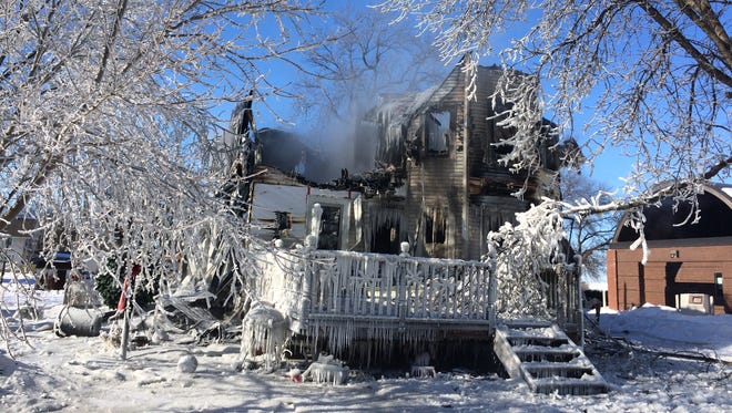 A house fire in the 300 block of Beech Street in Boxholm killed four people overnight on January 17, 2016.