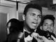 Muhammad Ali at the draft board office in Louisville,