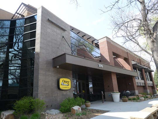 The OtterBox headquarters building in Fort Collins is seen in this file photo.