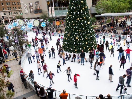 This whimsical rink in the heart of downtown Phoenix takes over Central Avenue and features a 36-foot-tall Christmas tree covered with twinkling lights.