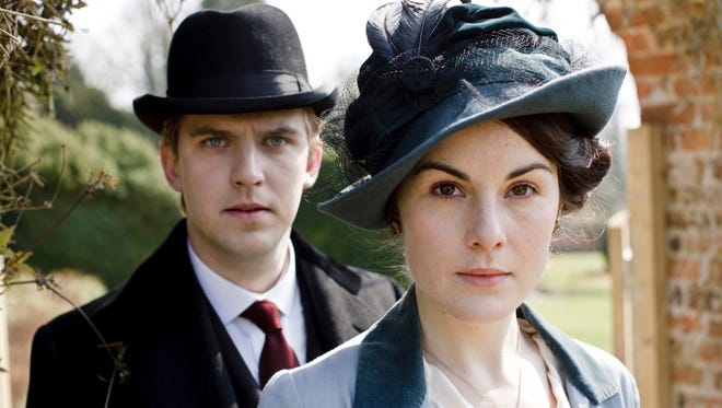 This photo provided by courtesy of MASTERPIECE shows, Dan Stevens, left, as Matthew Crawley, and Michelle Dockery as Lady Mary Crawley, in season 6 of the television series, "Downton Abbey." While announcing on Thursday, March 26, 2015, that next season's "Downton Abbey" will be its last, executive producer Gareth Neame declined to say who among the Crawley clan and staff will survive until the series' final fade-out.