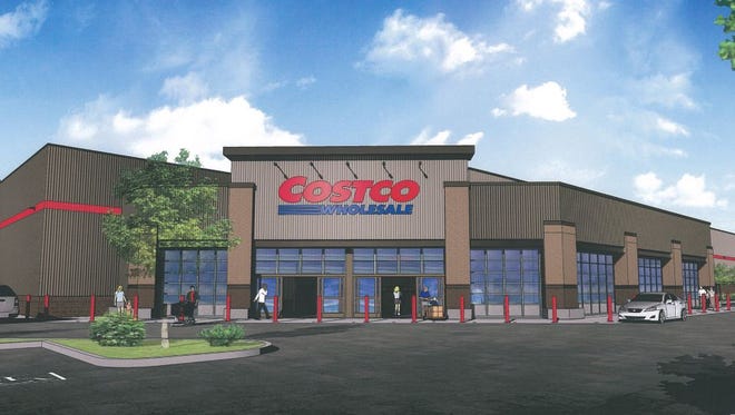 A rendering of what Costco would look like at 5800 Park Lake Road in East Lansing