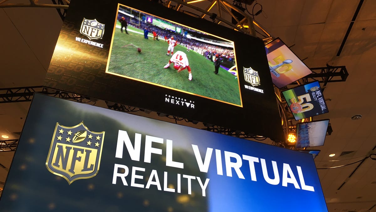 Virtual Reality Future Hits Super Bowl Fans