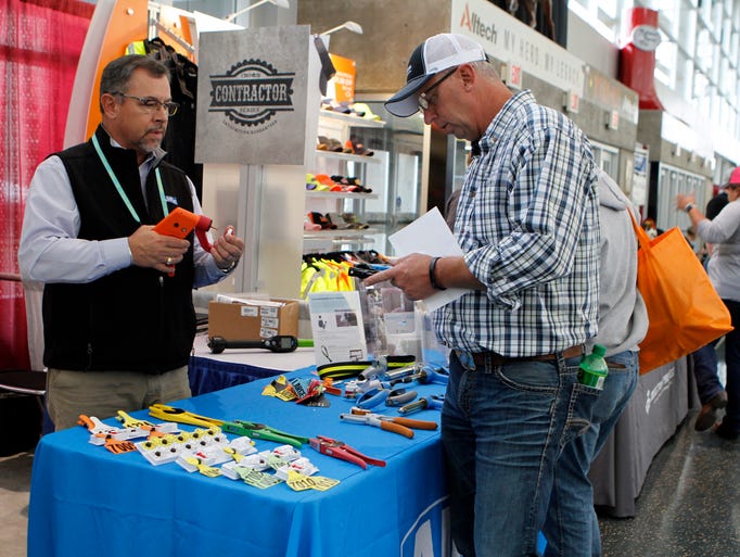 Hundreds of vendors were on hand displaying their ware