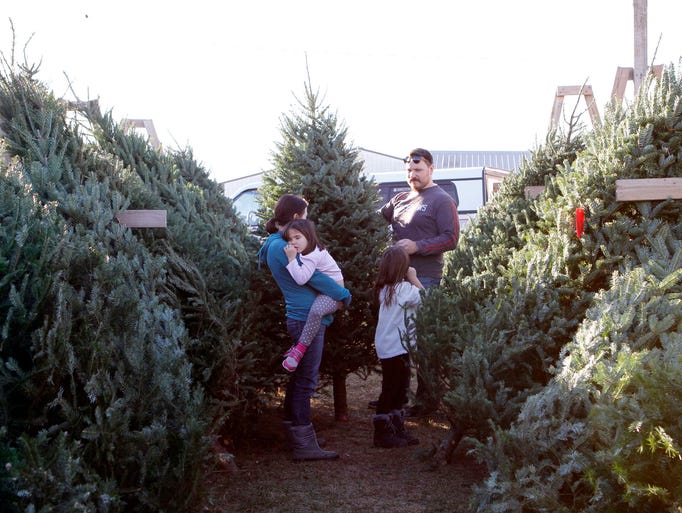 The Haberer family, (from left) Shannon, Addison, 4,