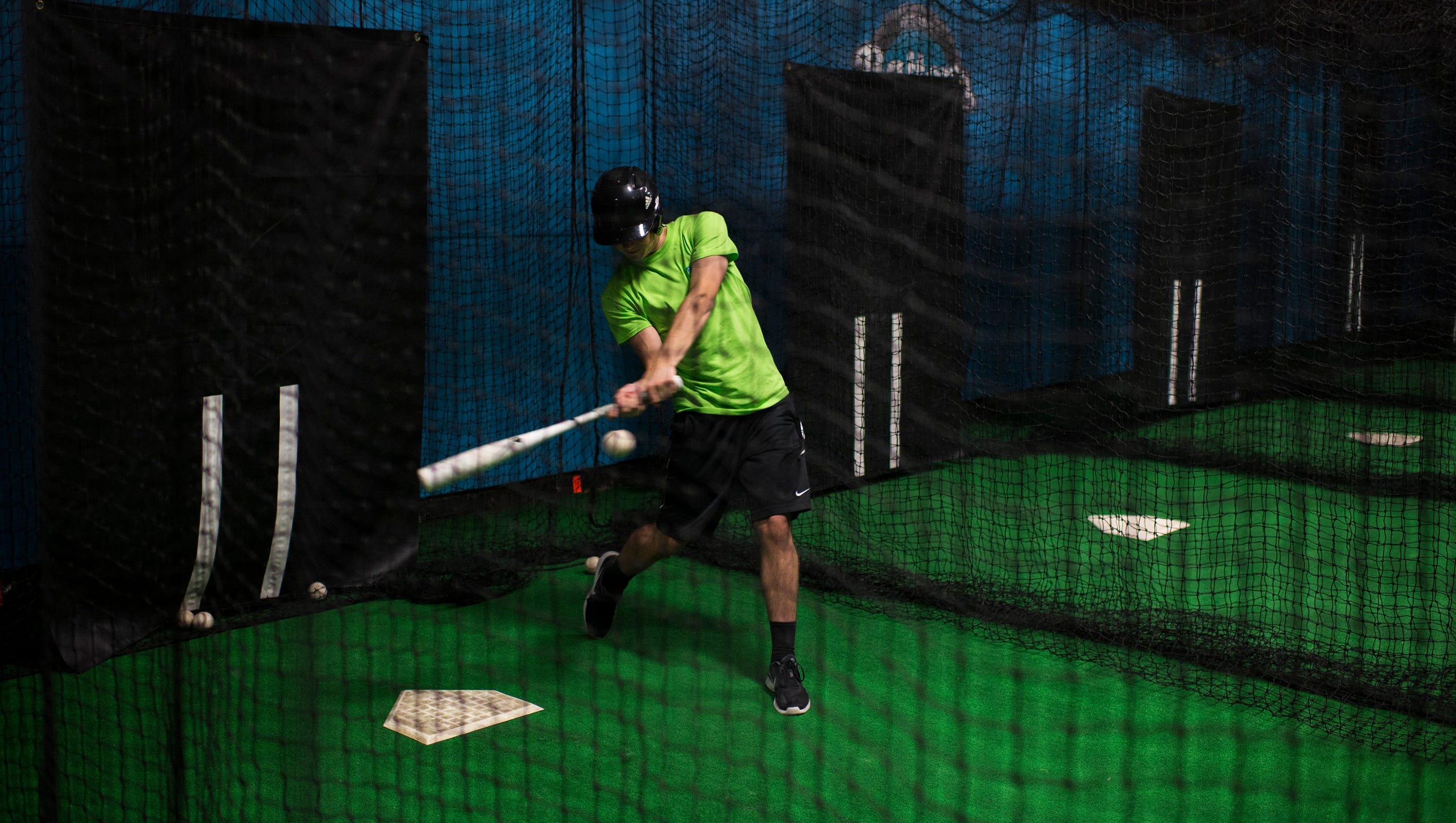 Palmyra bowling alley baseball, softball practice facility