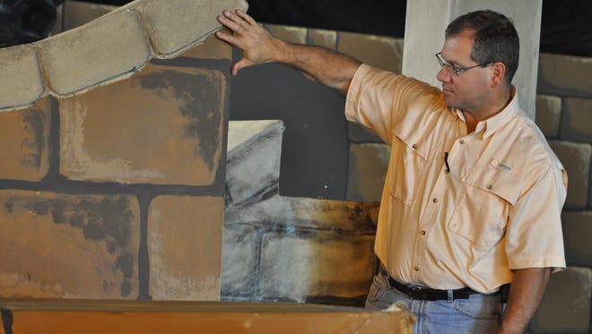 Butch Mackey is the chairman of construction for Emmanuel Baptist Church's 2015 Pilgrimage to Bethlehem production.