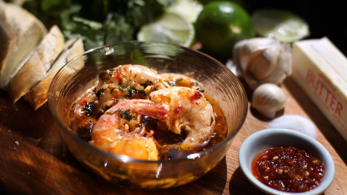 Drench shrimp in buttery sambal sauce - York Dispatch