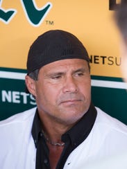 Jose Canseco was "nervous as hell," one teammate said,