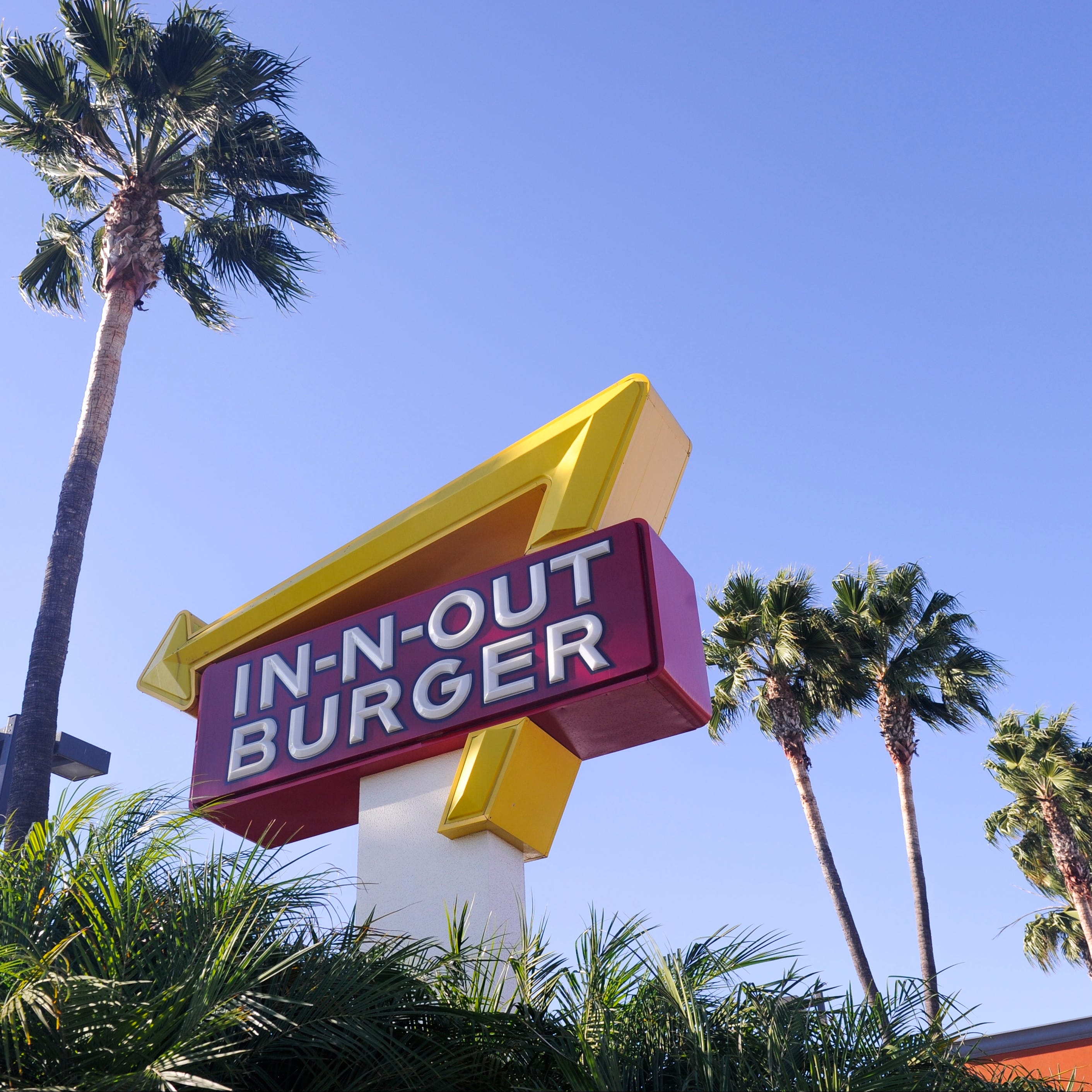 The In-N-Out Burger on Sepulveda Blvd and  Westchester Parkway in Los Angeles.