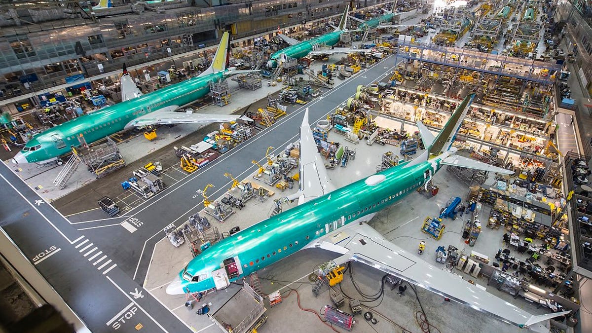 Resultado de imagen para Boeing assembly line