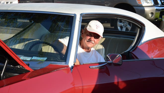 Bob Renauro of West Deptford relaxes in his 1969 Chevelle at the 26th Annual Cruise Down Memory Lane on Landis Avenue in Vineland.