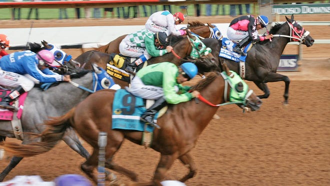 Handsome Jack Flash returns to Ruidoso Downs Race Track and Casino next Friday.