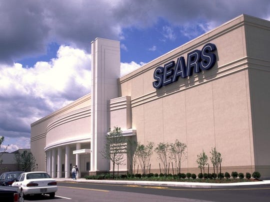 The exterior of a full-line Sears store