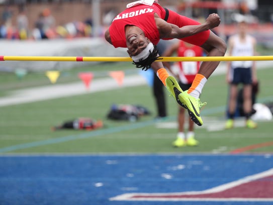 Jadon Watson, pictured here at Penn Relays, took home gold at the state Meet of Champions.