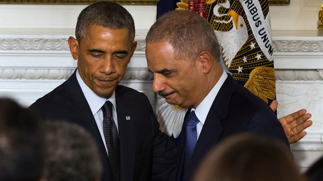 President Obama and Attorney General Eric Holder.