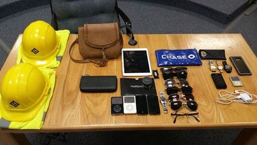 Stolen items recovered by the Broussard Police Department.