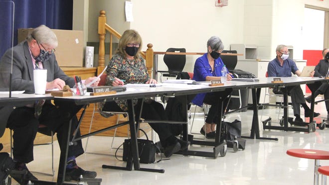 Coldwater Community Schools Board of Education met at the high school cafeteria on Monday.