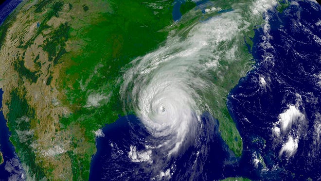 Hurricane Katrina regional imagery.