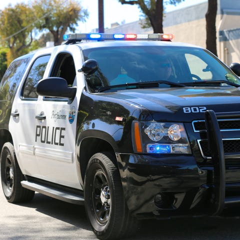 Stock image of Port Hueneme police car.