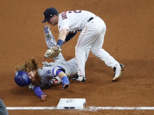 Game 5 at Minute Maid Park: Los Angeles Dodgers designated