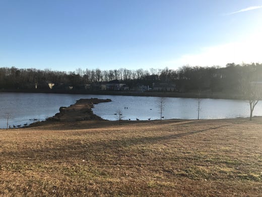 Oak Grove Lake, a Greenville County Park, is located