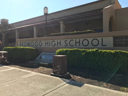 Redwood High School locked down, gunman seen in area