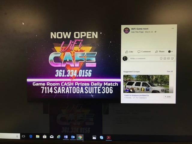 Wifi Cafe Game Room In Corpus Christi Touts Cash Prizes
